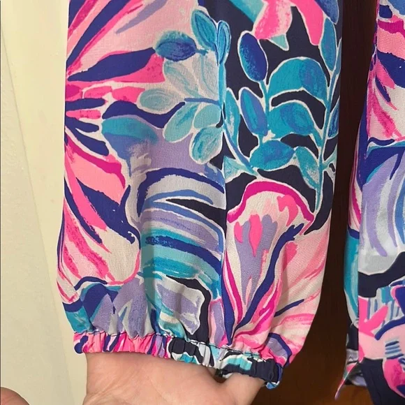 Lilly Pulitzer Elsa Silk Top - Picture 7 of 8